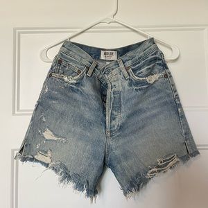 AGOLDE Dee Vintage High Rise Shorts - Size 25